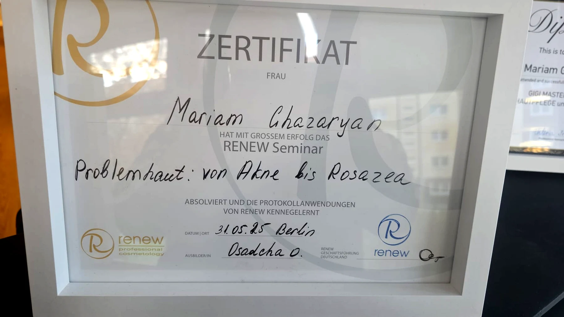 Zertifikat Problemhaut: Akne bis Rosazea